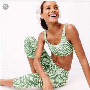 New Balance J. Crew Palm Leaf Leggings